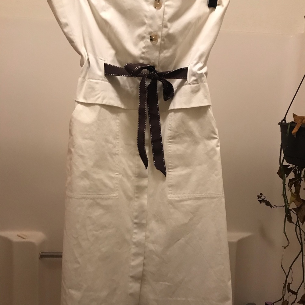 Sexy and classy Theory strapless dress